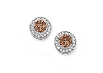 Gemstone Stud Earring